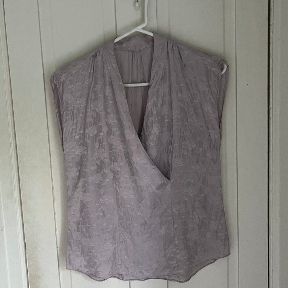 Lovely silky Rebecca Taylor romantic wrap top